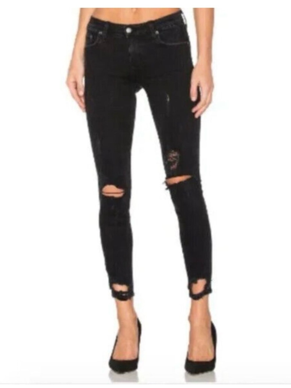 Lovers + Friends Ricky Jean in Distressed Emerson